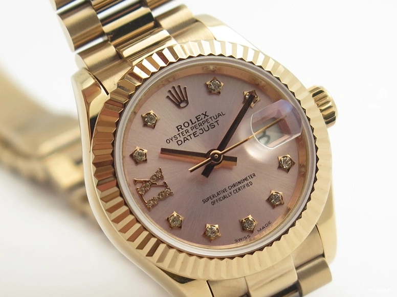 XL Edition BP Diam Fluted RG Bezel DateJust Pink 28mm Dial Maker RG On Best Bracelet ETA2671 0513